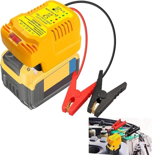 Adaptateur de démarrage de voiture pour batterie Dewalt 18V 20V et moteur essence jusqu'à 3.5L