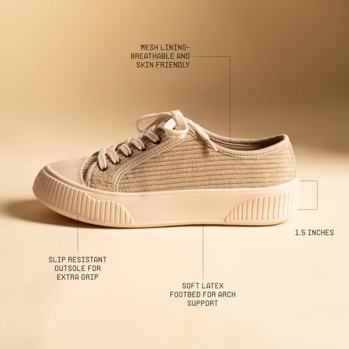 Image of Theater Wicked Brothers Lace-Up Sneakers for Women | Casual Shoes with Cushioned Insole
