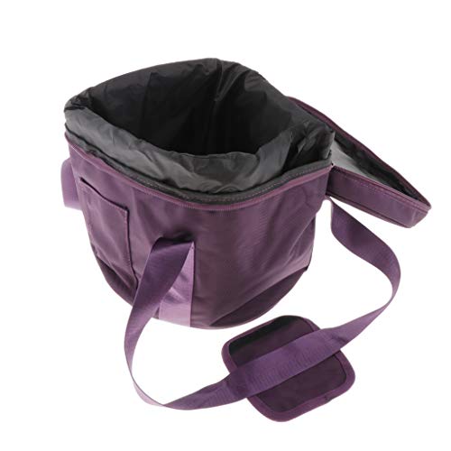 Jili Online 2x Oxford Cloth Carrier Case Bag for Crystal Singing Bowl Storage 12inch