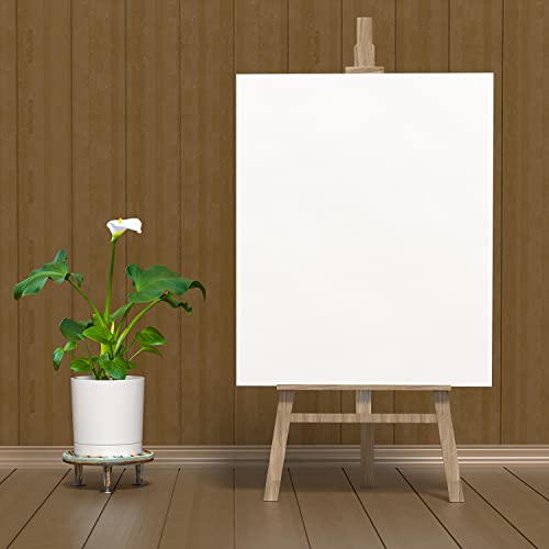 Academy Art Supply Stretched Canvases 18 X 24 Inch - 100% Cotton Artist Blank Canvas For Painting, Pre-Gessoed, Primed, Acid-Free Canvases, Perfect For Acrylic And Oil Painting, Pack Of 4 #TOP5