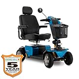 Pride Mobility Victory LX Sport 4 Wheel Scooter (Ocean Blue, 20' x 20' Seat)