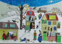 Apfel, Nuss und Schneeballschlacht: Der Adventskalender. Mit Glimmer Apfel, Nuss und Schneeballschlacht: Der Adventskalender. Mit Glimmer