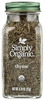 Simply Organic Simply Organic Thyme Leaf Large Glass 22g, 22 g