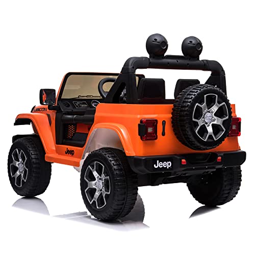 Jeep Wrangler (Laranja) R/C 12V