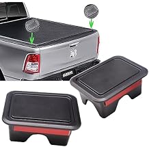 2pcs Car Trunk Rear Bed Rail Stake Pocket Covers Hole Plugs Caps Accessories for Dodge Ram 1500 2500 3500 2019-2023 Protective