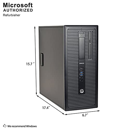 Hp Elitedesk 800 G1 Small Form Business High Performance Desktop Computer Pc (Intel Core I5 4570 Up To 3.9Ghz, 16G Ram, 120G Ssd+1T Hdd, Dvd-Rom, Wifi, Dp, Windows 10 Professional) (Renewed) #TOP3