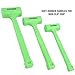 OEMTOOLS 25517 3 Piece Dead Blow Hammer Set, 1/2 Lb., 1 Lb., and 2 Lb., Non Marring Mallet, Automotive Hammer, Non-Slip Grip, Steel-Shot Filled for More Force