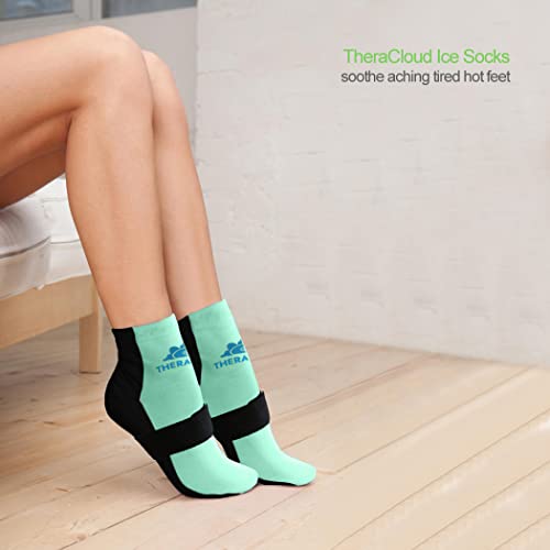 Cold Therapy Neuropathy Ice Socks Includes 4 Gel Packs Cooling Feet Ache Relief Wrap For Swollen Sore Foot Pain Plantar Fasciitis Heel Spurs Gout Chemo 2 Pair #TOP4