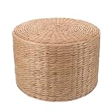 TamañO Compacto: Con dimensiones de 11.61 x 11.61 x 7.67 pulgadas, este taburete pequeño tejido se adapta fácilmente a espacios reducidos en habitaciones, patios o jardines, facilitando su integración en diversos ambientes