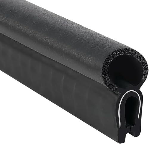 Vefhby Joint de porte de voiture, en caoutchouc, protection des bords, profilé d'étanchéité universel, pour voitures, bateaux, camping-cars et applications...