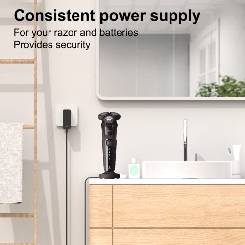 Philips Hq8505 Power Cord, Norelco Charger For Phillips Shaver 3000 7000 2000 5000 9000 Series Mg7750 Mg7790, Replacement 15V Trimmer Electric Razor Charging Cable (5Ft, Fcc) #TOP1