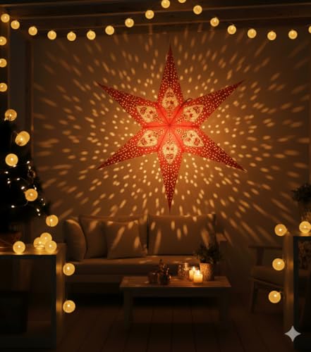 Image of Hanging Star Decor Christmas Decoration | Items for Home & Office | Festive Hangings, Foam Ornaments | PoPo Toys Any One