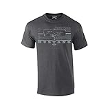Ford Mustang Grill Legend Honeycomb Grill and Pony Emblem Classic Racing Performance Race Muscle Car T-shirt Emblem Logo-Heathergr