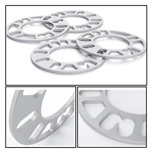 Cales d'espacement roue voiture 4 pièces 3mm | Idéal pour la préparation automobile