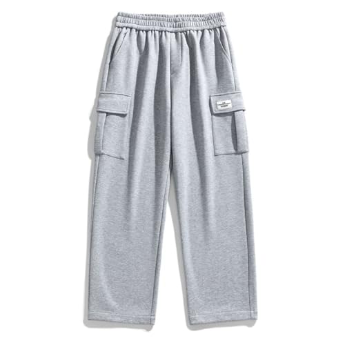 Men's Baggy Wide-Leg Pants Loose Straight Korean Casual Trousers2