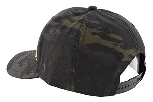 Jeep Text Logo Low Profile Trucker Hat Black Camo/Green Hat #TOP5