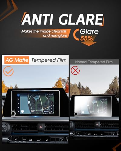 Protection écran Prius 2023-2025 : stop aux reflets sur le tactile 8"
