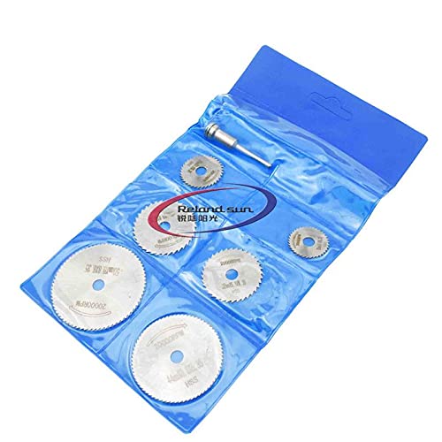 1set Mini High Speed Steel Saw Web Circular Rotary Cutting Blade Wheel Discs Mandrel Electric Grinding Accessories