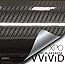 VVIVID Epoxy High Gloss Black Carbon Vinyl Automotive Wrap Film DIY Easy to Install No Mess (2ft x 5ft)