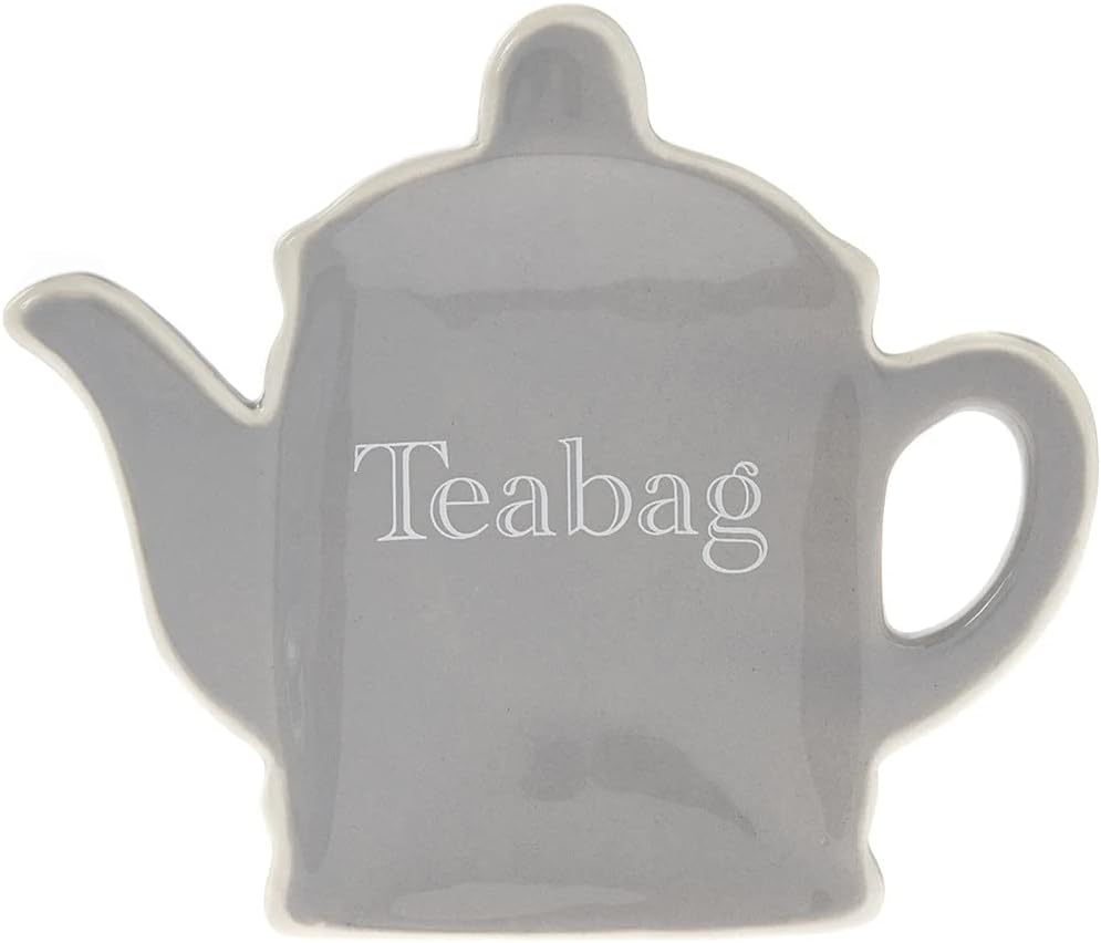 Lesser & Pavey Classic Grey Kitchen Range Porcelain Teabag Tidy Drip Tray