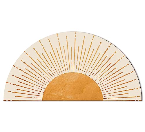 Mingnei Boho Black Sun Sunrise Sunshine Shaped...