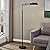 GyroVu Dimmable LED Pharmacy Floor Lamp for Living Room, Full Range Dimming Bedroom Floor Lamp, Adjustable Height Standing Lamp with 350° Swing Arm