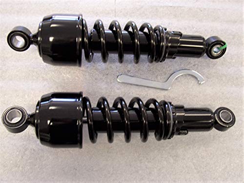 VT700C VT750C SHADOW BLACK SHORT BOBBER 11" SHOCKS WITH ALL METAL BUSHINGS