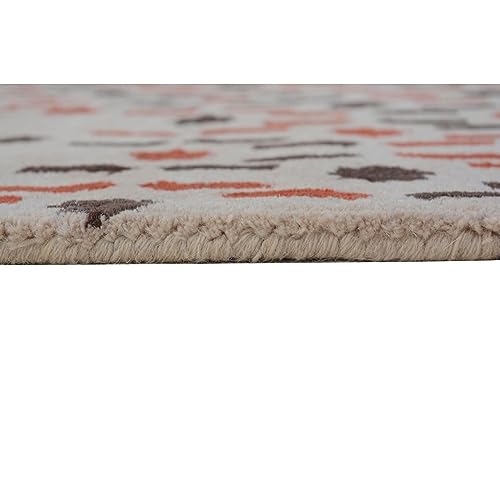 Image of Soft Pure Woolen Modern Collection Tufted Carpet for Living Room,Bedroom'Kitchen and Hall (6 X 8) Feet