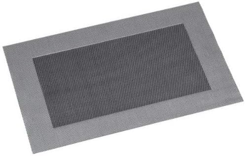 Kesper Placemat of plastic-fine mesh, Silver