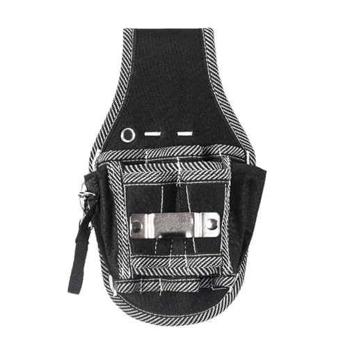 Riñonera para herramientas y utensilios, riñonera con múltiples compartimentos, bolsa de herramientas de tela Oxford, para uso en carpinteros, construcción, para mantenimiento y mantenimiento al aire