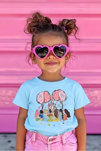 Image of Magic Kingdom Shirt for Girls - Princess Magical Shirts Cute Graphic Kids Toddler Holiday Vacation Tee Top