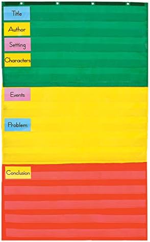 Carson Dellosa Adjustable Pocket Chart Multi-Purpose Educational and Organizational Tool