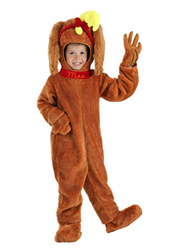 Costume Dr. Seuss Max pour tout-petits confortable et facile à enfiler sans irritation