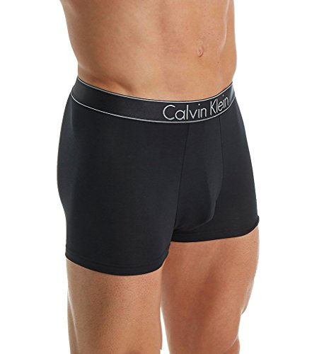Calvin Klein Men's Modern Modal Trunk, Black, Medium