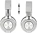 immagine 8PowerLocus Cuffie Bluetooth Senza Fili Over-Ear, [Bluetooth 5.0,Autonomia 40 Ore] Cuffie Chiuse Wireless, Auriculari Bluetooth Pieghevole, Cuffie Stereo con Microfono per iPhone/Huawei/Samsung/TV/PC