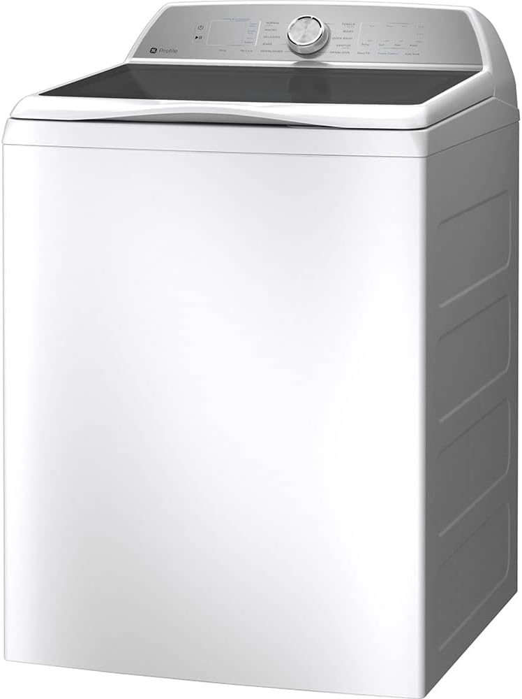 28-Inch Top Load Smart Washer, 5.0 Cu. Ft., 12 Wash Cycles, 7 Wash Options, Smarter Wash Technology, Wi-Fi Enabled, Smart FlexDispense™White