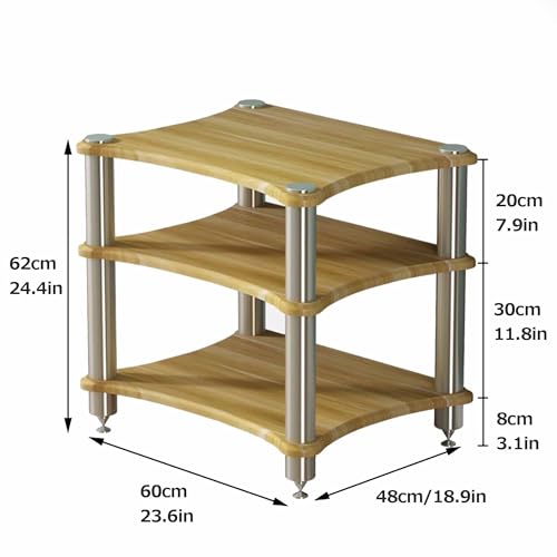 Torre de madera para amplificador con diseño de cactus que optimiza tu zona multimedia 3