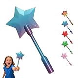 Generisch Fairy Wand Credit Card Holder, 3D Printed Tap to Pay Wand, Magic Contactless Payment Wands, Fantasy Tap Credit Cards, Magic Wands Wallet Novelty Gifts (Blue)