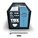 Produktbild TOX Holzbauschrauben TIMBR SK 8,0 x 180 mm, blau verzinkt mit Senkkopf, TX40, Schrauben für leichtes Eindrehen und bündige Montagen im Holzbau, 50 Stück im Karton, inkl. 1x Bit, 1120404180180