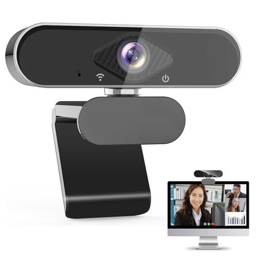 Cámara web USB, cámara web Full HD 1080P con micrófono, Plug and Play, corrección automática de luz, rotación de 360°, cámara web de transmisión USB para PC, portátil, Mac, clases en línea
