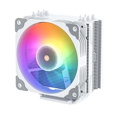 Vetroo V5 White CPU Air Cooler with 5 Heat Pipes
