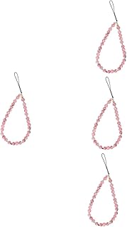 UKCOCO 4 Unidades De Corrente De Telefone Móvel De Mármore Decoração De Mármore Telefone Alça Anti-Perda Telefone Corrente Curta Decoração De Telefone Encantos De Telefone Pulseira