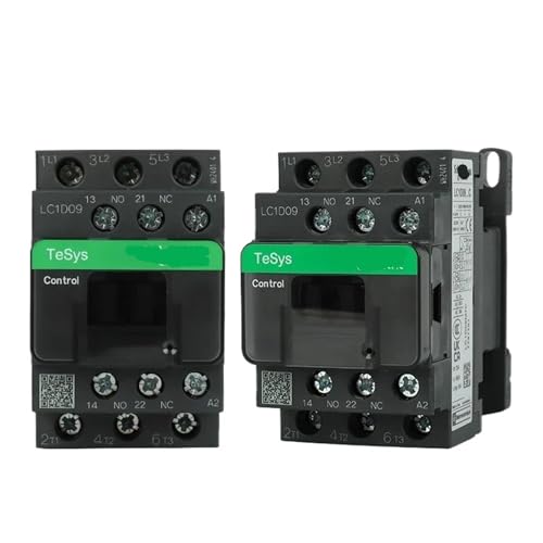 Contacteur tripolaire CA noir LC1D de haute précision 110V