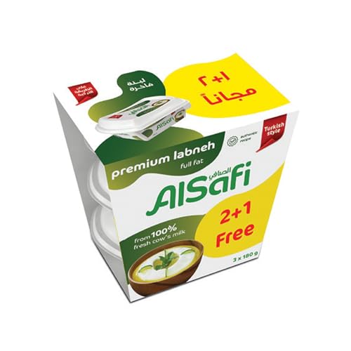 Al Safi Turkish Style Premium Labneh Full Fat 180 g 2+1