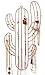 Wall Jewelry Organizer | Necklace Holder with Large Hooks | Rose Gold Cactus Jewelry Holder | Wall Mounted Jewelry Hanger for Necklaces, Bracelets, Earrings, Rings | Hanging Jewelry Organizer