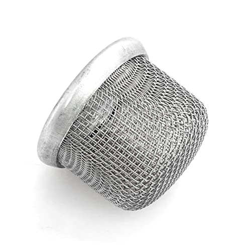 heyous Pump Inlet Strainer Stainless Steel Sprayer Strainer Inlet Suction Strainer Mesh Filter Intake Hose Double Screen with 3/4" Thread