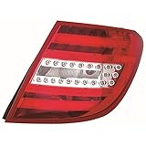 Farbe: Rot Genérico Vauner 103F13241772 Rückleuchte LED rechts Mercedes W204 C-Class (2011-)