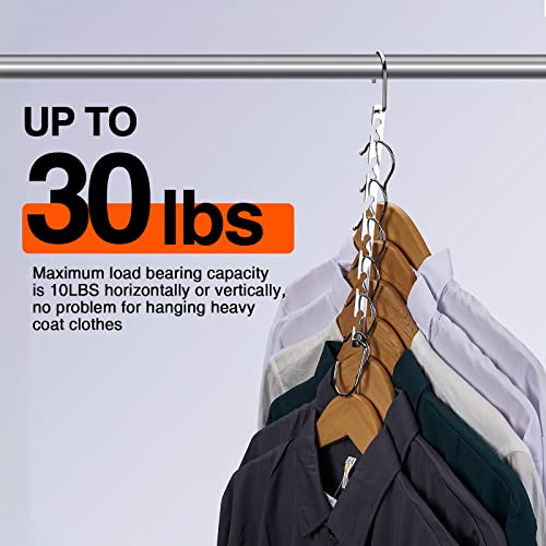 Ulimart Hangers Space Saving 8 Pack Space Saving Hangers Closet Organizer Cascading Hangers Hangers For Closet Organizer Premium Space Saver Hangers Metal Hangers Space Saving #TOP2