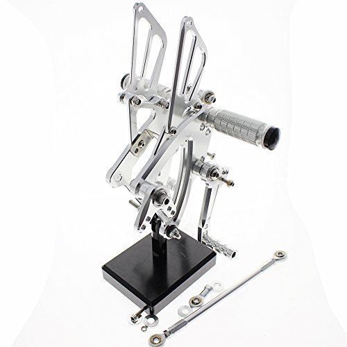 Commandes reculées moto CNC en alu réglables pour CBR500R et CB500F