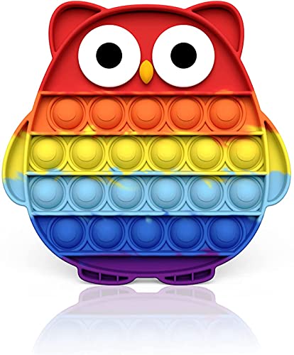 WLOT Pop it Fidget Toys, Fidjetoys Toy Anti Stress, Popit Jeux Pas Cher, Multicolore Popite Fijets Toys Entistesses Objet Satisfaisant, Poppit Figette Set Anti Stress Cover